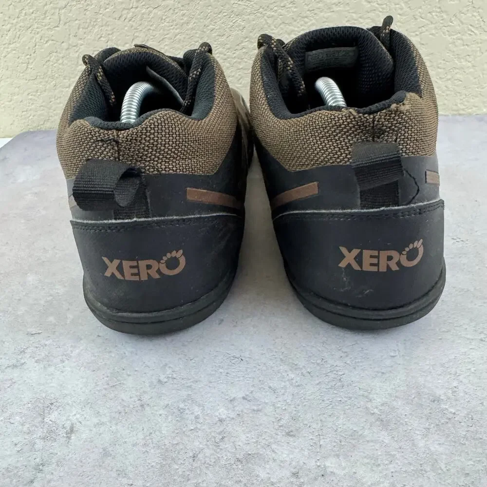 Xero Shoes Mens Size 10.5 Daylite Hiker Fusion Brown Barefoot Hiking Trail Shoes